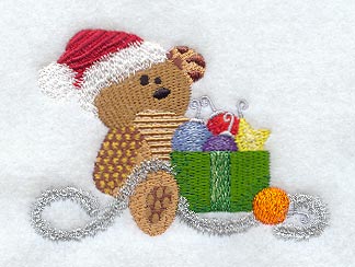 Patchwork Christmas Teddy Bear
