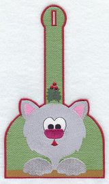 Christmas Kitty Towel Topper