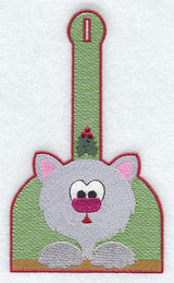 Christmas Kitty Towel Topper