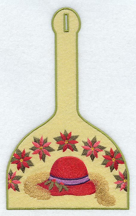 Red Hat Christmas Towel Topper