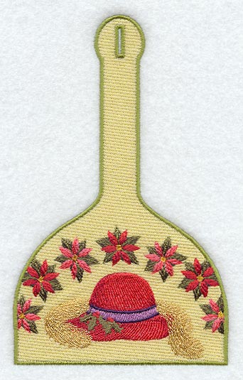 Red Hat Christmas Towel Topper