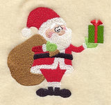 Santa Holding Gift