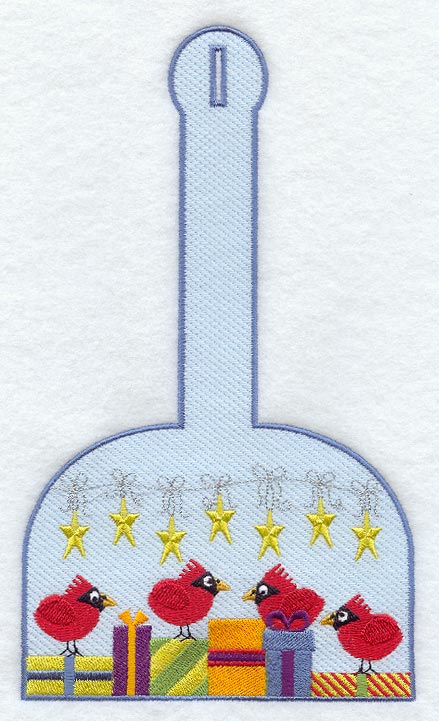 Christmas Cardinals Towel Topper