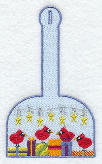 Christmas Cardinals Towel Topper