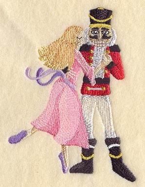 Clara Dancing with Full Grown Nutcracker