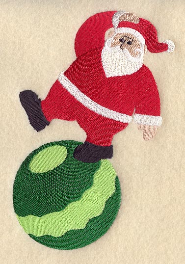 Little Santa on Ornament