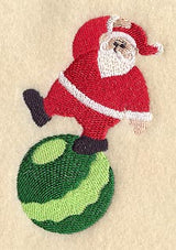 Little Santa on Ornament