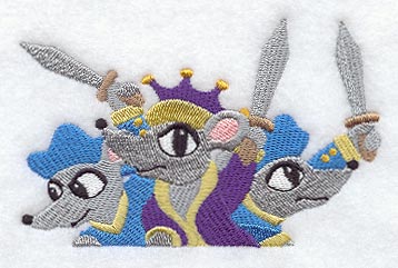 Nutcracker Mice Pocket Topper