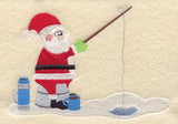 Santa Ice Fishing