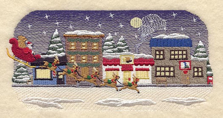 Main Street Sleigh Scene