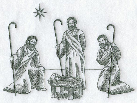 Shepherd Scene (Toile)