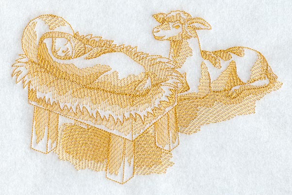 Jesus with Lamb (Toile)