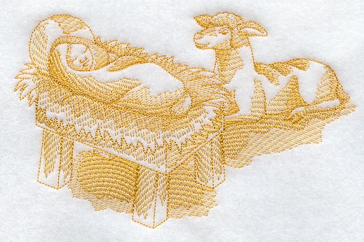 Jesus with Lamb (Toile)