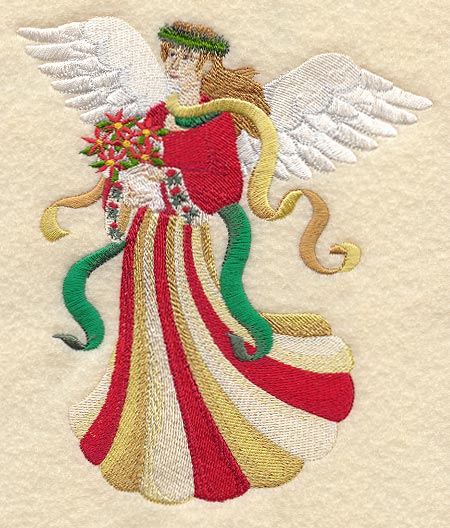 Poinsettia Angel