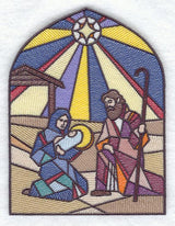 Nativity Stained Glass