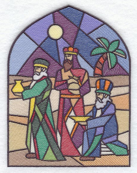 Three Wise Men Stained Glass