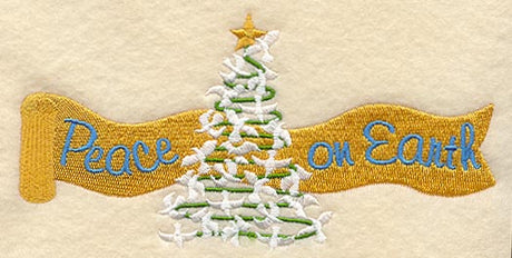 Peace on Earth with Dove Tree