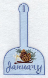 January Towel Topper