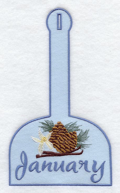 January Towel Topper