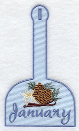 January Towel Topper