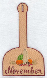 November Towel Topper