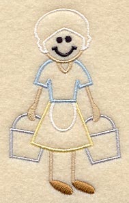 Stick Figure 8th Day of Christmas