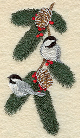 Seasonal Birds - Winter Chickadees