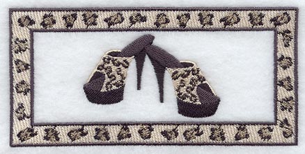 Leopard Shoes and Frame