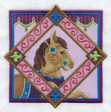 Carousel Horse Track Portrait