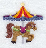 Carousel Horse Pocket Topper