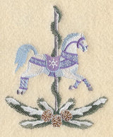 Carousel Horse - Winter