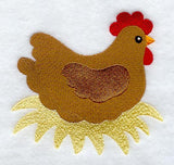 Nesting Hen