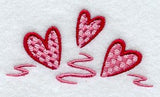 Checkered Heart Pocket Topper