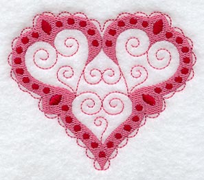 Lacy Valentine Heart II