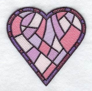 Stained Glass Heart