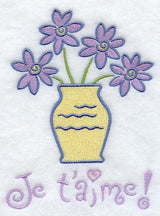 Flowers and Je t'aime