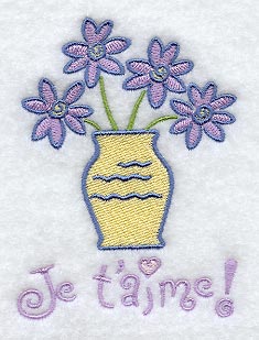 Flowers and Je t'aime