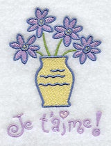 Flowers and Je t'aime