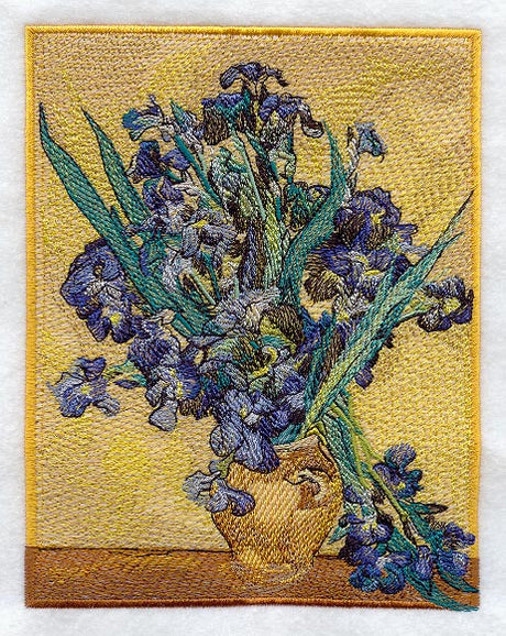 Irises in Vase - Van Gogh