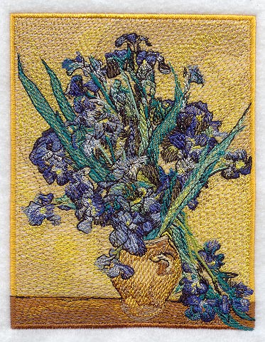 Irises in Vase - Van Gogh