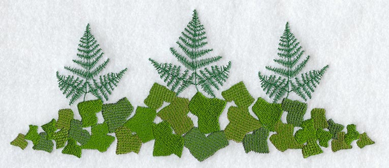Fern and Ivy Border