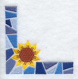 Sunflower Mosaic Corner