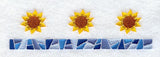 Sunflower Mosaic Border