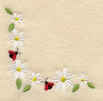 Daisies and Ladybugs Corner