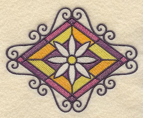 Stained Glass Daisy