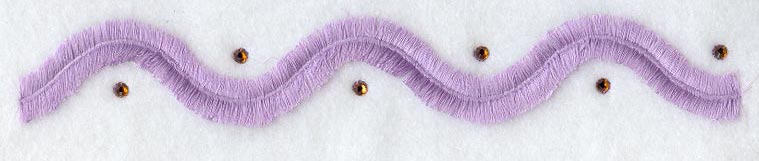 Wavy Border (Crystals, Fringe)