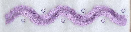 Wavy Border (Crystals, Fringe)