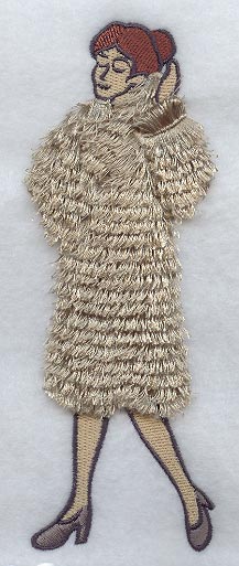 Woman in Fur Coat (Fringe)