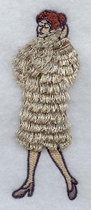 Woman in Fur Coat (Fringe)