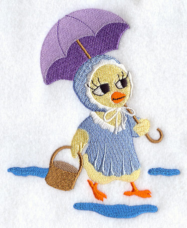 Chick and Umbrella